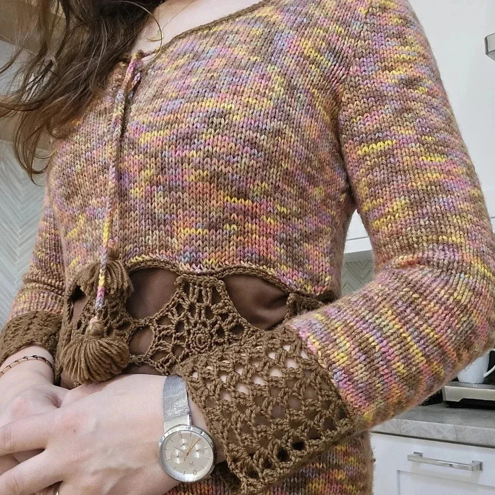 COPY - Wool handmade sweater tunic